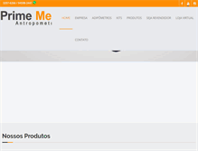 Tablet Screenshot of primemed.com.br